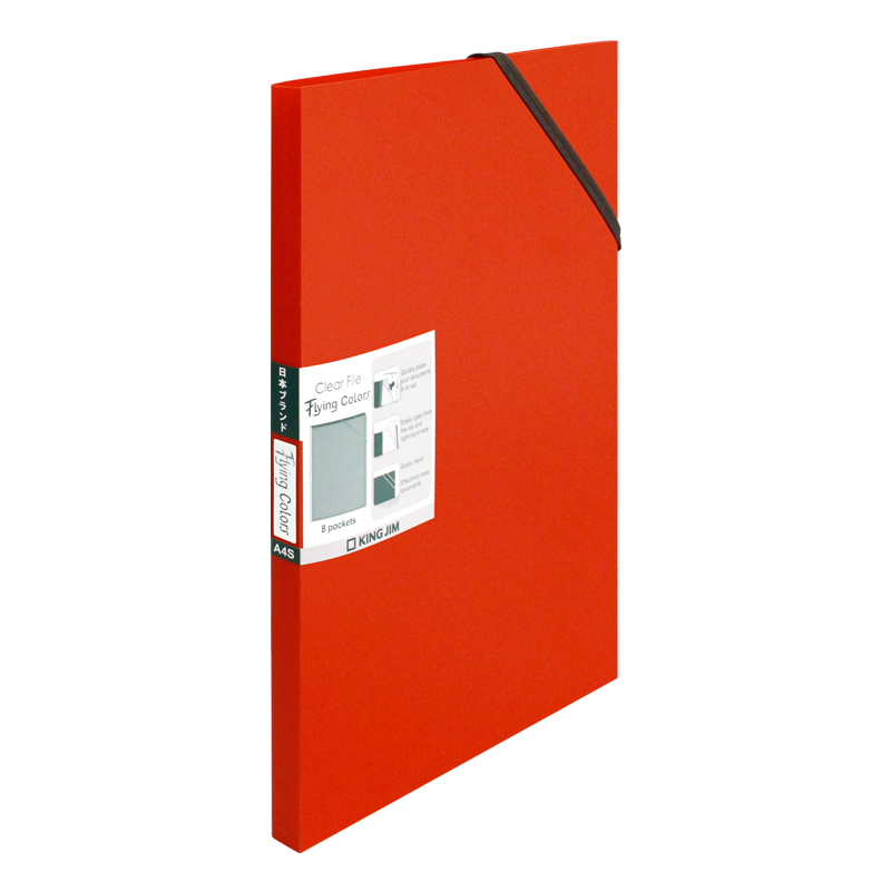Bìa Lá - 1737Gsv - 8 Túi - Orange