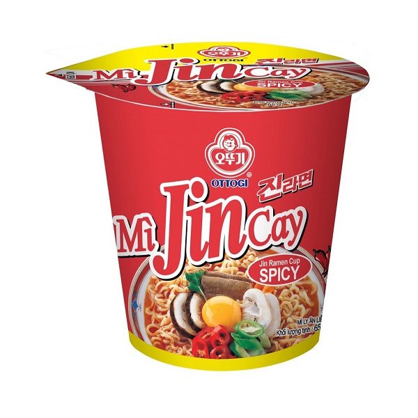 Mì Ly Jin Ottogi Vị Cay 65G