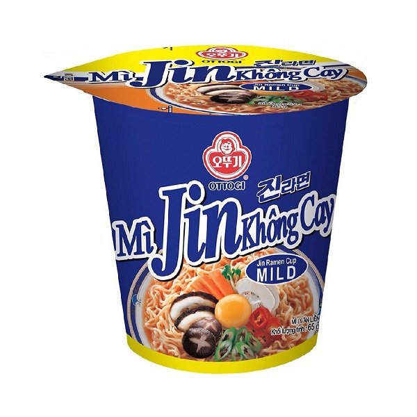 Mì Ly Jin Ottogi Không Cay 65G
