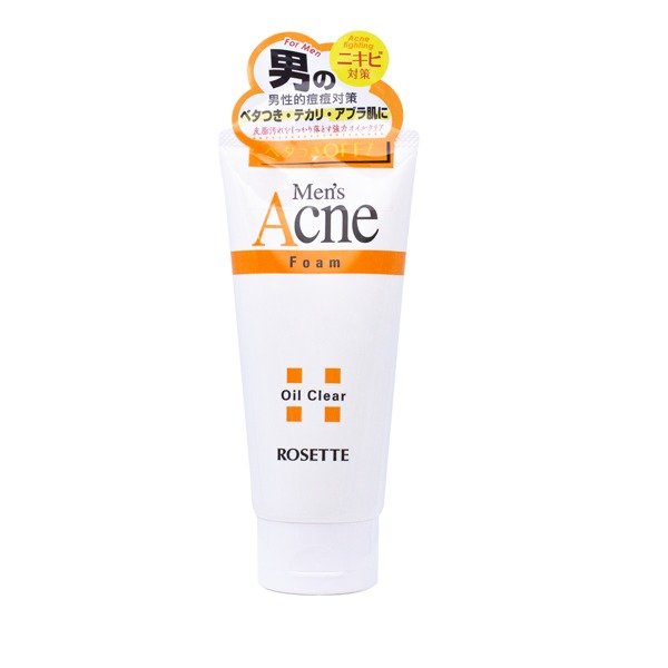 Sữa Rửa Mặt Ngăn Ngừa Mụn Dành Cho Nam Rosette Men's Acne Foam 120G (Wn)