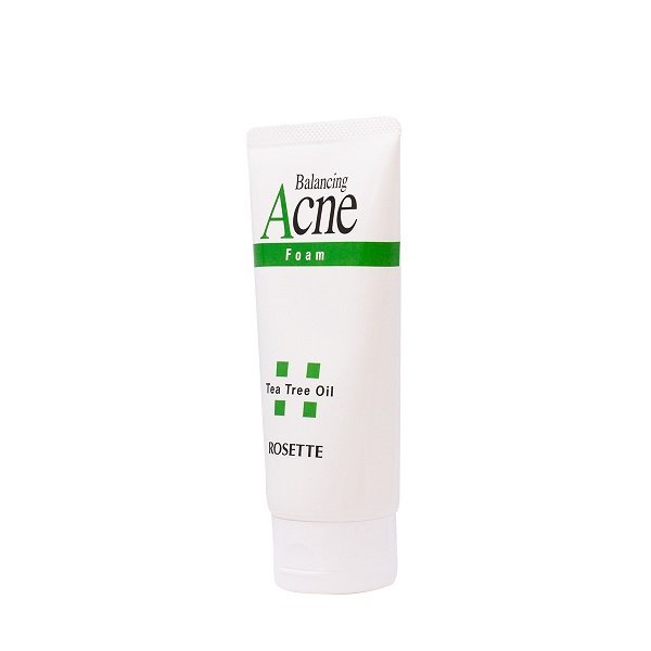 Sữa Rửa Mặt Dành Cho Da Mụn Và Nhạy Cảm Rosette Acne Balancing Foam 120G (Wn)