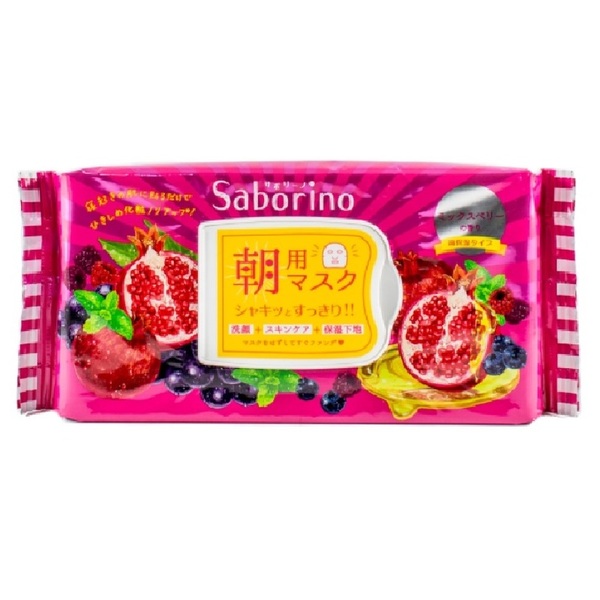 Mặt Nạ Buổi Sáng Dưỡng Ẩm Chuyên Sâu Saborino Morning Facial Sheet Mask Moisture Rich 28 Miếng (Wn)