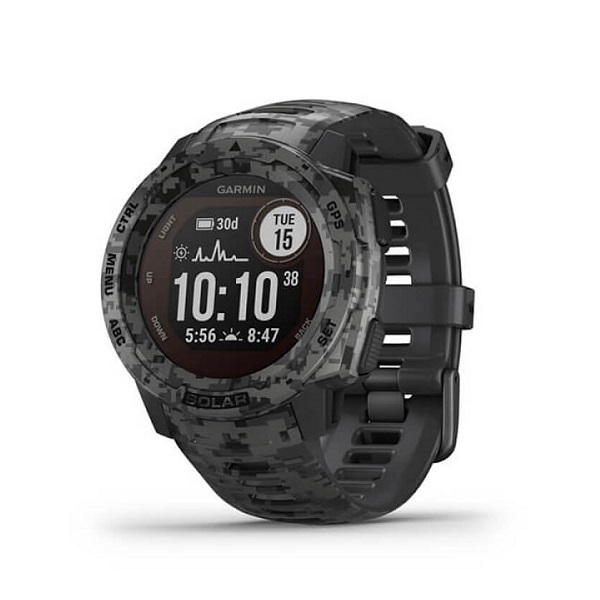 Đồng Hồ Thông Minh Garmin Instinct Solar Xám, Camo, Gps, Sea