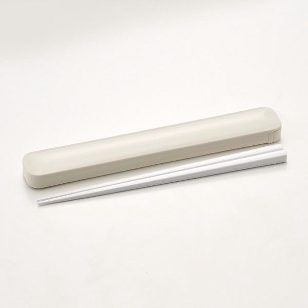 Đũa Kèm Hộp Màu Trắng Ngà 18.5cm