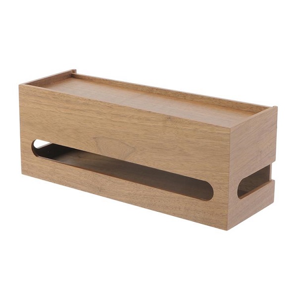 Hộp Đựng Ổ Cắm Home Coordy Màu Nâu 32X11X12, 5Cm