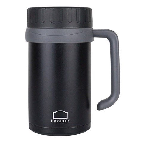 Cốc Giữ Nhiệt Basic Table Mug Lock&Lock 500Ml 68Mm Lhc9002B - Màu Đen