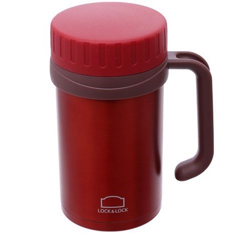 Cốc Giữ Nhiệt Basic Table Mug Lock&Lock 500Ml 68Mm Lhc9002Rr - Màu Đỏ