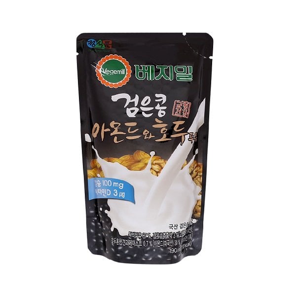 Sữa Đậu Đen Hạnh Nhân Óc Chó Vegemil 190Ml (Túi)