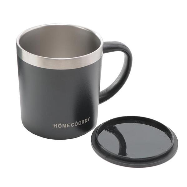 Cốc Giữ Nhiệt Màu Đen Có Tay Cầm 300Ml