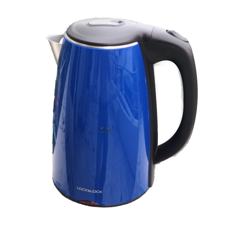 Ấm Đun Bằng Thép Không Gỉ Lock&Lock 1.7L 220V - 240V 50Hz/60Hz 1800W Ejk731Blu - Màu Xanh Dương