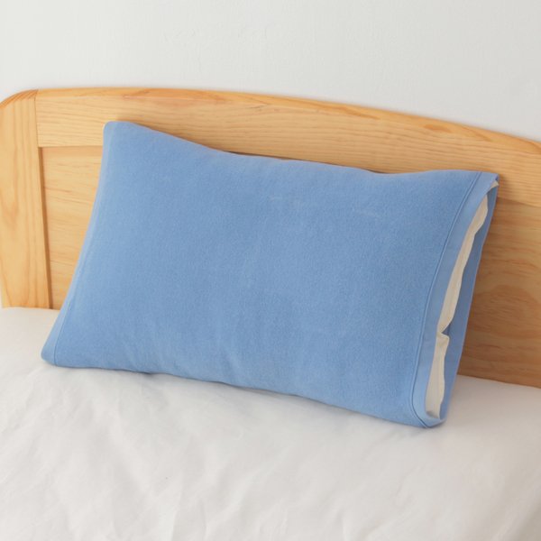 Vỏ Gối Co Giãn Đảo Ngược 43X63 - 50X70Cm Xanh Lam