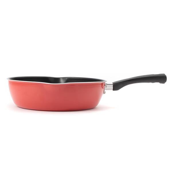 Chảo Chống Dính Sâu Lòng Home Coordy 28Cm Màu Đỏ Không Từ
