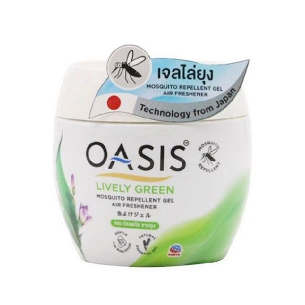 Sáp Thơm Đuổi Muỗi Oasis Lively Green 180G