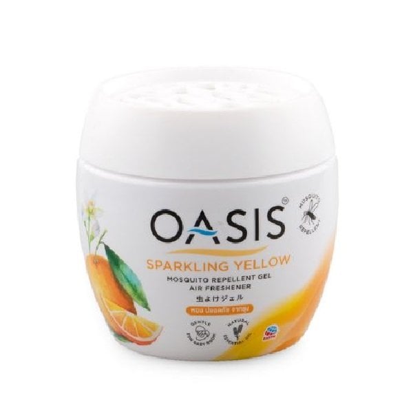 Sáp Thơm Đuổi Muỗi Oasis Sparkling Yellow 180G