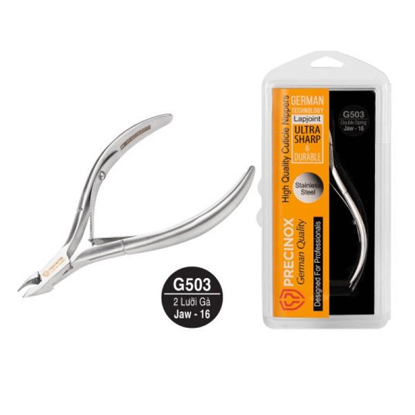 Kềm Cắt Da 2 Lưỡi Gà Precinox G503 Gold Jaw 16
