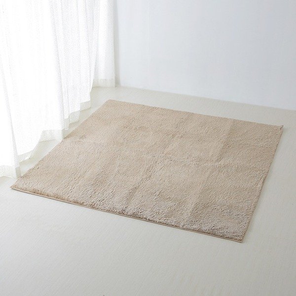 Thảm Trải Sàn Home Coordy 185X185Cm Màu Be