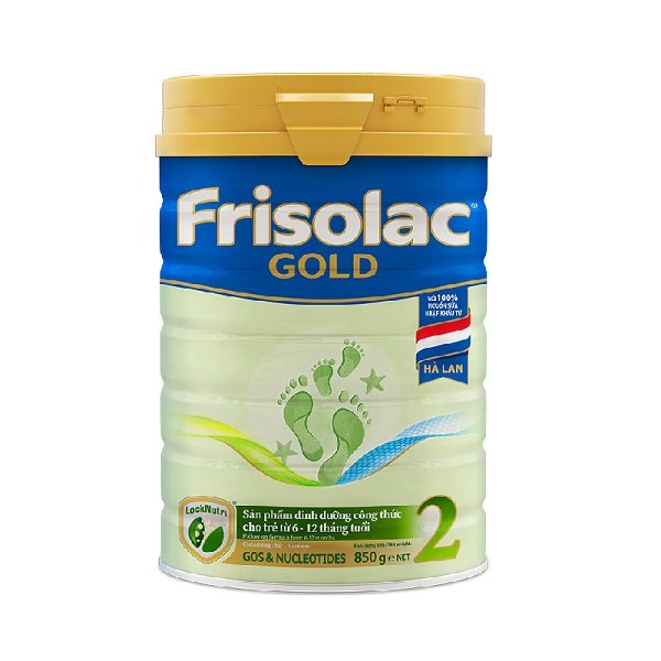 Sữa Bột Frisolac Gold 2 Lon 850G (6 - 12 Tháng Tuổi)