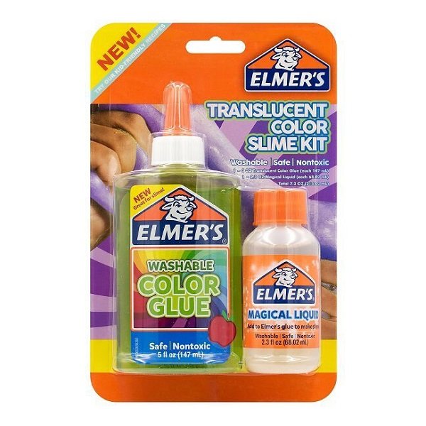 Bộ Dụng Cụ Và Keo Làm Slime Trong Elmer's Màu Xanh Lá