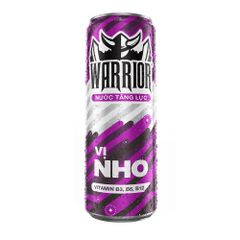 Nước Tăng Lực Warrior Nho Sleek 325ml