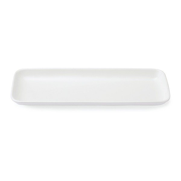 Dĩa Chữ Nhật Home Coordy Màu Trắng 12X31X2.6Cm