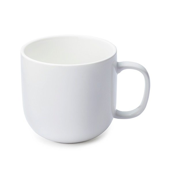 Ly Sứ Có Quai Trắng 350Ml