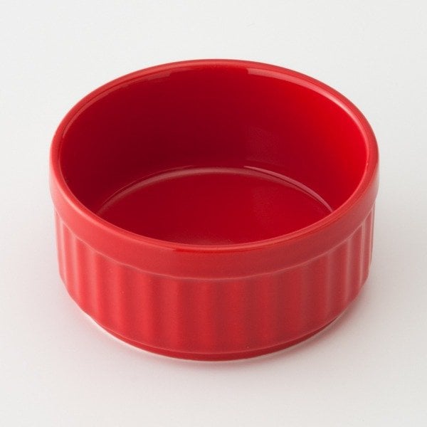 Khuôn Làm Bánh Home Coordy Loại Nhỏ Tròn Ramekin Màu Đỏ