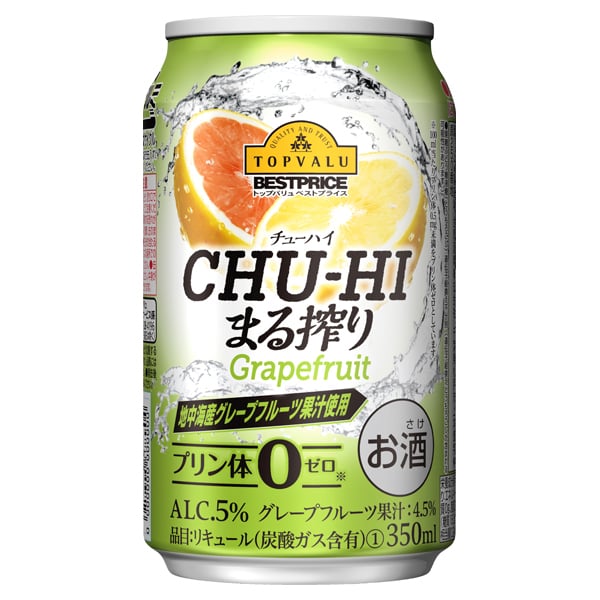 Rượu Nhẹ Topvalu Best Price Vị Bưởi 350Ml