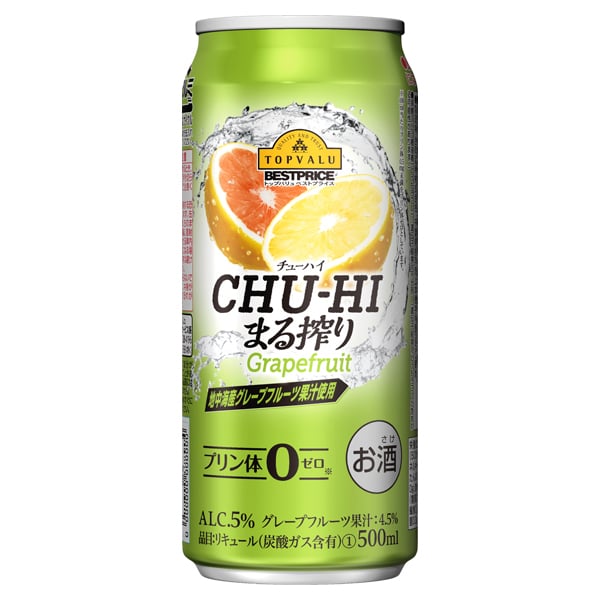 Rượu Nhẹ Topvalu Best Price Vị Bưởi 500Ml