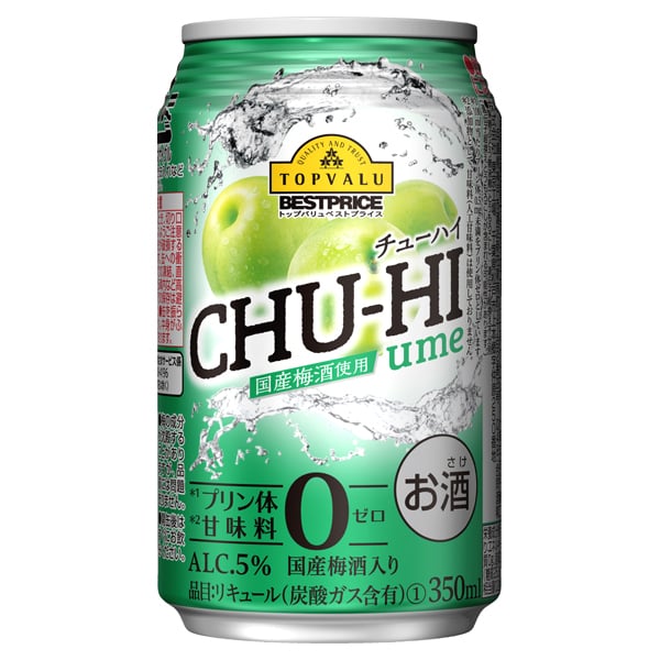 Rượu Nhẹ Topvalu Best Price Vị Mơ 350Ml