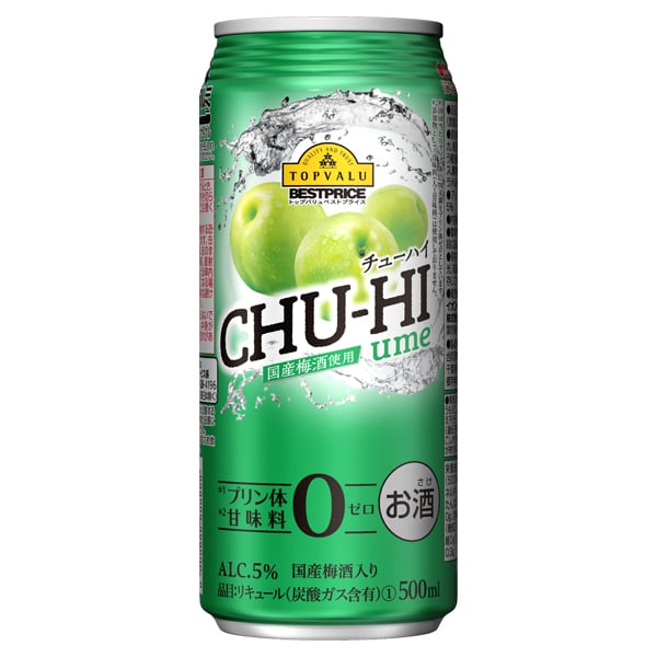 Rượu Nhẹ Topvalu Best Price Vị Mơ 500Ml