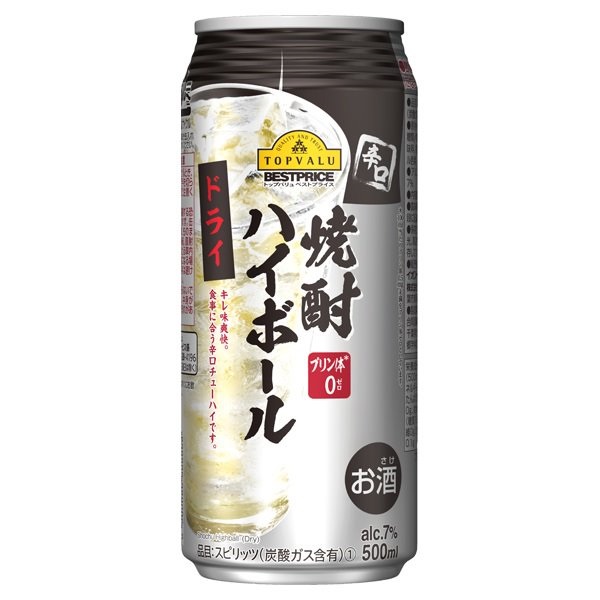 Rượu Shochu Topvalu Pha Loãng 500Ml (Lon)