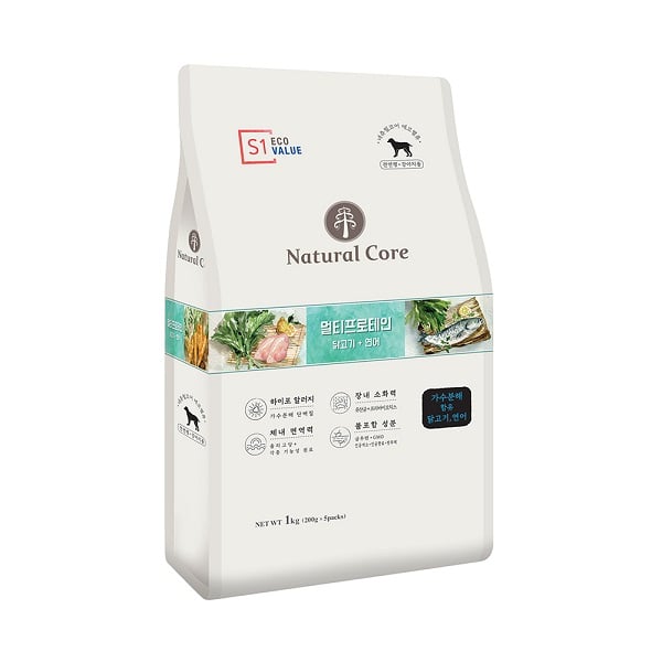 Thức Ăn Đa Đạm Cho Chó S1 Naturalcore Ecos101 1Kg