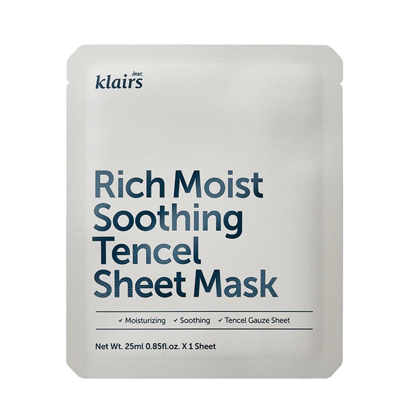 Mặt Nạ Dưỡng Ẩm Klairs Rich Moist Soothing 25Ml