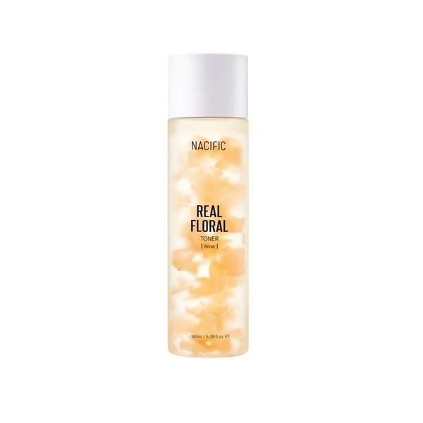 Nước Cân Bằng Hoa Hồng Dưỡng Ẩm, Làm Mềm Da Nacific Real Floral Toner Rose 180Ml (Wn)