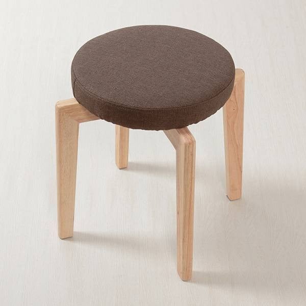 Ghế Đẩu Tròn Home Coordy Màu Nâu
