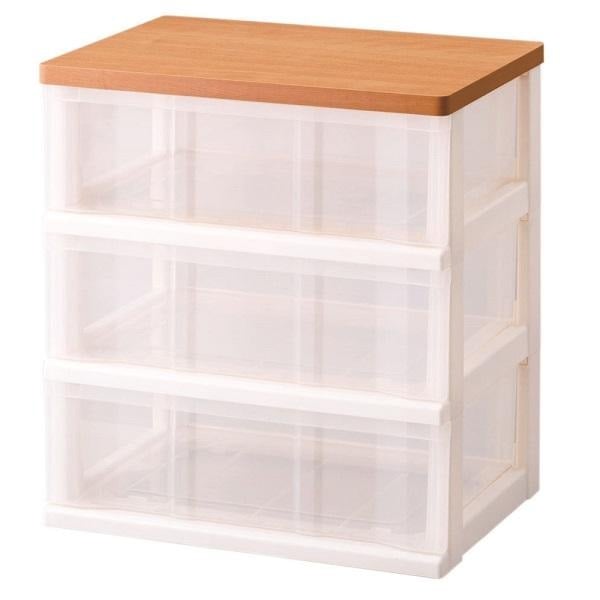 Tủ Đựng Đồ Home Coordy 3 Ngăn Màu Gỗ