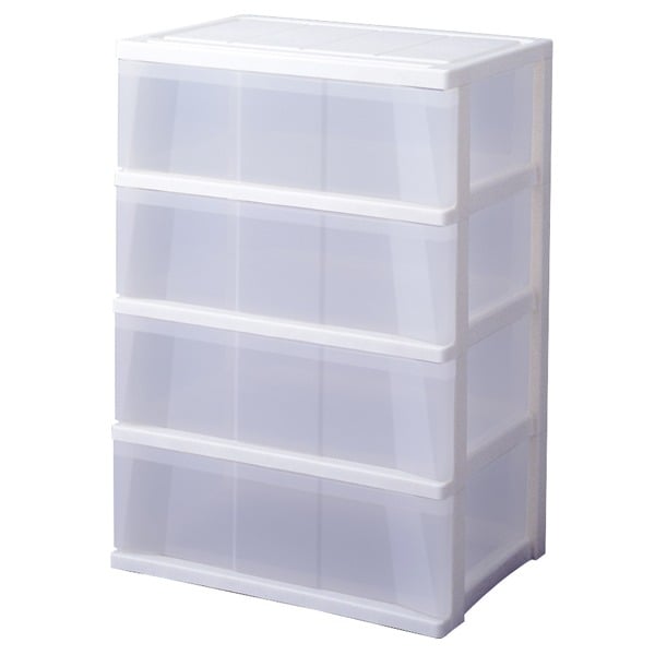 Tủ Đựng Đồ Home Coordy 4 Ngăn Màu Trắng