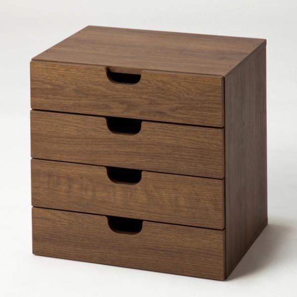 Tủ Đựng Đồ Home Coordy 4 Ngăn Kéo Màu Nâu