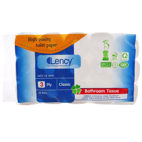 Giấy Vệ Sinh Lency 15 Cuộn