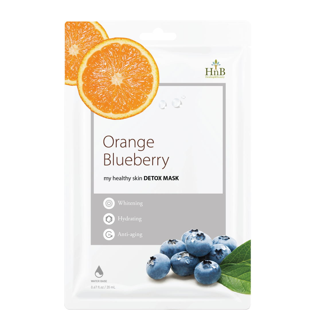 Mặt Nạ Dưỡng Da My Healthy Skin Detox Việt Quất & Cam Tươi 21G