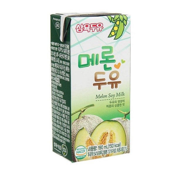 Sữa Đậu Nành Samyook Vị Dưa Lưới 190Ml