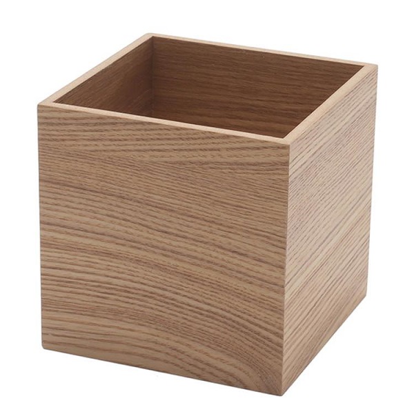 Hộp Đựng Phụ Kiện Home Coordy Màu Gỗ 12X12X12Cm