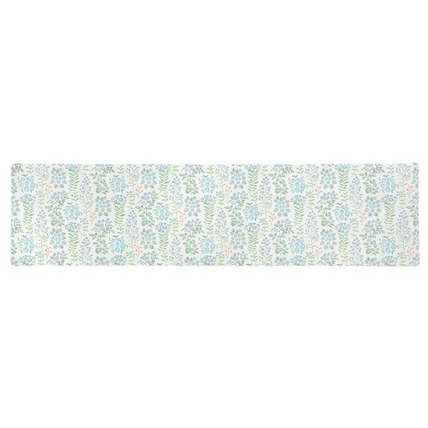 Thảm Nhà Bếp Home Coordy Hoa Văn Cao Cấp Xanh 45X180Cm