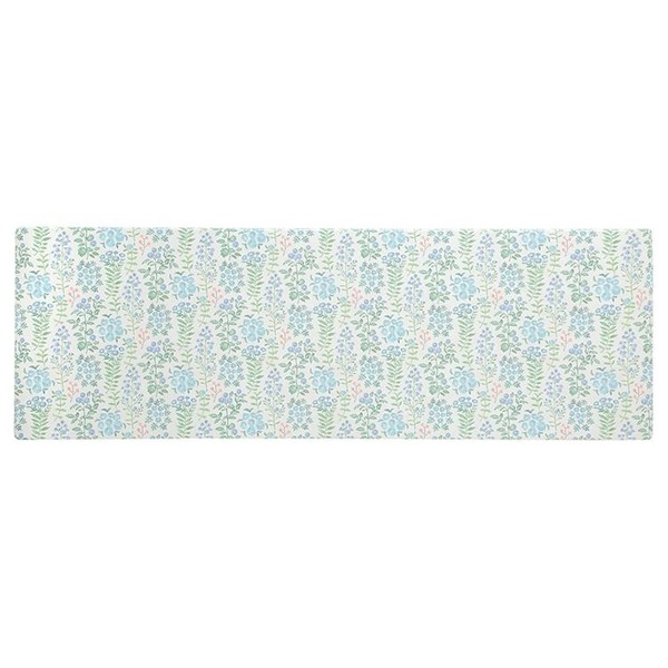 Thảm Nhà Bếp Home Coordy Hoa Văn Cao Cấp Xanh 60X180Cm