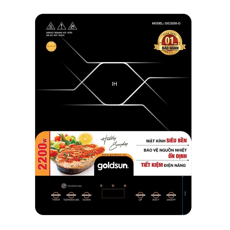 Bếp Điện Từ Goldsun Gic3200 - D