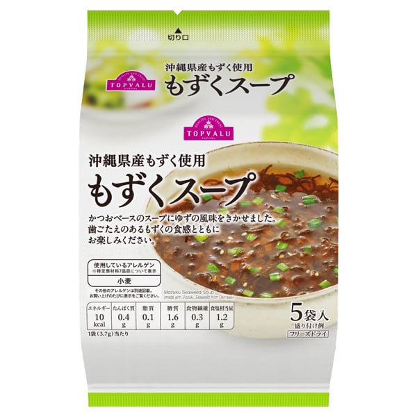 Súp Rong Biển Mozuku Topvalu 18.5G