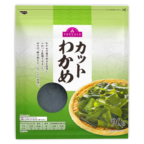 Rong Biển Cắt Wakame Topvalu 90G