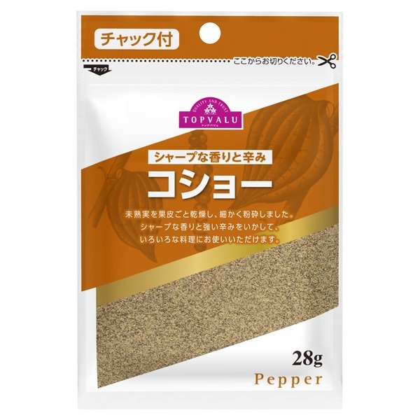 Tiêu Đen Xay Topvalu 28G