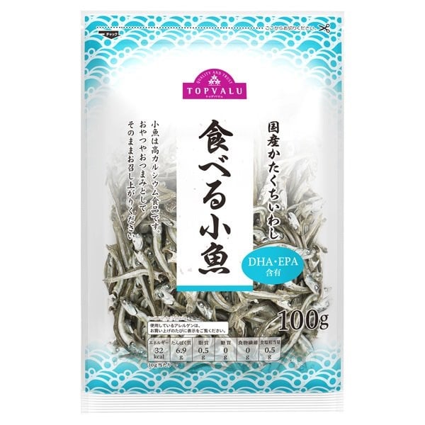 Cá Khô Nhỏ Topvalu Best Price 100G