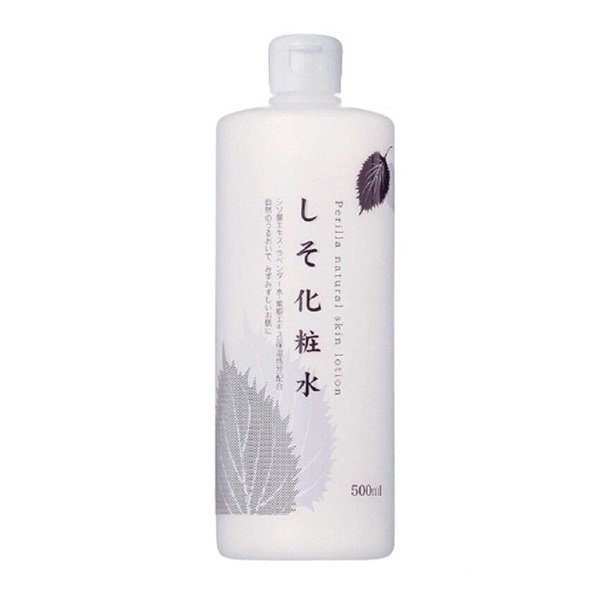 Nước Hoa Hồng Chiết Xuất Lá Tía Tô Dokudami Perilla Natural Skin Lotion 500Ml (Wn)